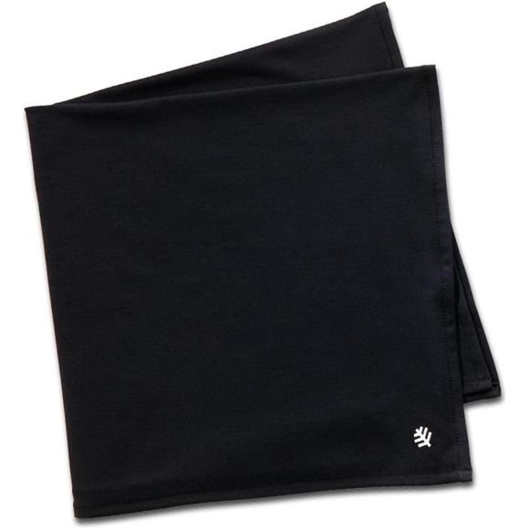 UPF 50+ Men's Women's Virasana Performance Sun Bandana Black - Picture 2 of 4